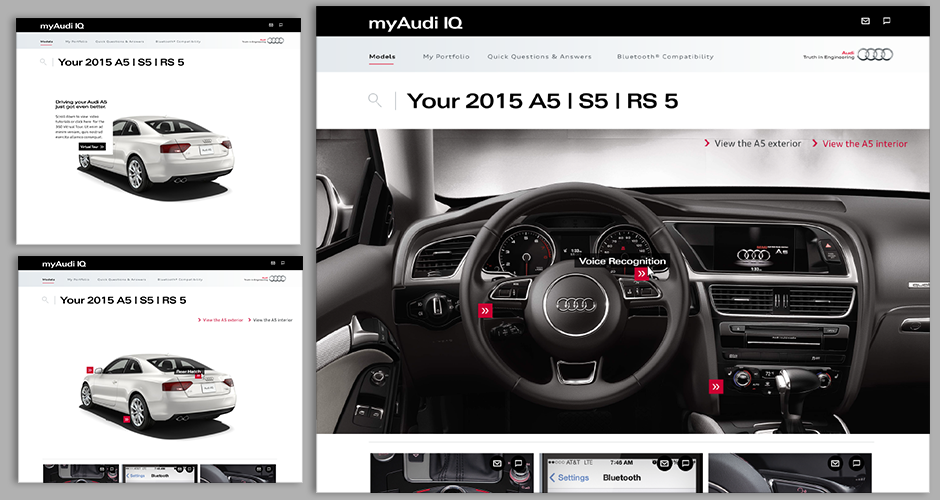 myAudi IQ model interactive panotour